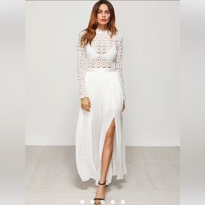 White SHEIN dress